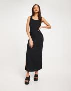 Pieces - Musta - Pcluna Sl Maxi Dress Sa Bc