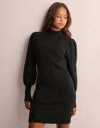 Only - Musta - Onlkatia L/S Dress Knt Noos