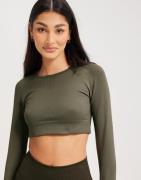 Aim'n - Vihreä - Motion Seamless Cropped Long Sleeve