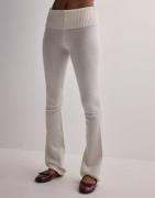 Nelly - Valkoinen - Soft Lounge Knit Pant