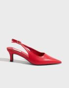 Nelly - Punainen - Pointy Low Slingback