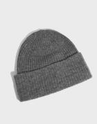 Selected Femme - Harmaa - Slfmaline Knit Beanie Noos