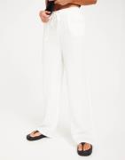 Only - Valkoinen - Onlthyra Long Pants Wvn Cs