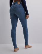 Pieces - Sininen - Pcdana Mw Skinny Jeans MB402 Noos B