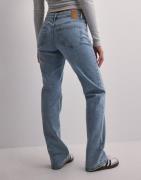 Pieces - Sininen - Pckelly Mw Straight Jeans LB302 Noo