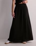 JDY - Musta - Jdypiper Hw Maxi Skirt Wvn Dia