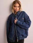 Calvin Klein Jeans - Sininen - Denim Bomber