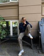 Neo Noir - Kuviollinen - Simona Leopard Pants