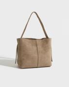 BECKSÖNDERGAARD - Ruskea - Suede Fraya Small Bag