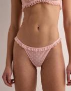 Nelly - Vaaleanpunainen - Heart Mesh Thong