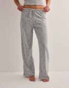 Gina Tricot - Sininen - Homewear pointelle trousers