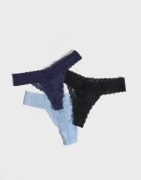 Nelly - Sininen - What I Like Thong 3-pack