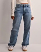 Pieces - Sininen - Pcnoelle Lw Straight Jeans