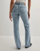 Pieces - Sininen - Pckelly Mw Straight Jeans LB302 Noo