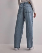 Gina Tricot - Sininen - Low wide jeans