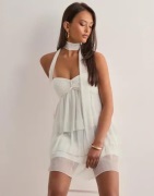 Nelly - Valkoinen - Dreamy Frill Short Dress