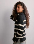 Vero Moda - Ruutu/Raita - Vmsaba Stripe Ls Highneck Blouse Ga