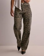 Neo Noir - Kuviollinen - Simona Leopard Pants
