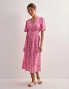 Pieces - Vaaleanpunainen - Pctala Ss Midi Dress Noos Bc