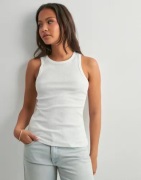 Pieces - Valkoinen - Pcruka Boxer Tank Top Noos Bc