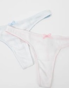 Nelly - Valkoinen - Tiny Dreamy 2-Pack Thong
