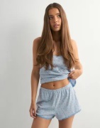 Hunkemöller - Sininen - Cami Pointelle Lace Flower