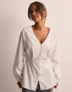 OBJECT - Valkoinen - Objtutta Sculpture Fit Ls Shirt E D