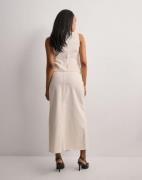 Selected Femme - Valkoinen - Slflexia Mw White Denim Column Skir