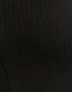 Pieces - Musta - Pckitte Zip Ls T-Neck Top Noos Bc