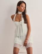 Nelly - Valkoinen - Dreamy Frill Short Dress
