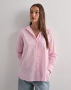 Only - Vaaleanpunainen - Onlsalina L/S Shirt Wvn Noos