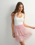 Vero Moda - Vaaleanpunainen - Vmsmilla Hw Smock Short Skirt Wvn G