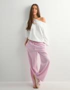 Gina Tricot - Vaaleanpunainen - Linen blend trousers