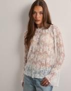 Pieces - Valkoinen - Pcsemma Ls Top Jrs