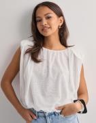 Vero Moda - Valkoinen - Vmsimone O-Neck Ballon Top Jrs Exp
