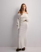 Nelly - Valkoinen - Slouchy Rib Knit Skirt