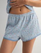 Hunkemöller - Sininen - Short Pointelle Lace Flower