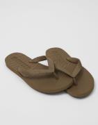 Sleepers - Ruskea - Slim Wide Strap Flip Flops