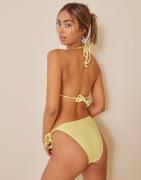 Missguided - Keltainen - Towelling Tie Side Bikini Bottom