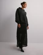 Vero Moda - Musta - Vmivania Mw Ankle Lace Skirt Vma