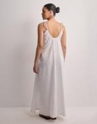 JJXX - Valkoinen - Jxkarla Linen Blend Long Dress Wvn