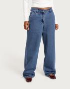 JJXX - Sininen - Jxmary Mw Denim Pant Yk Dnm