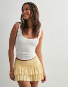 Nelly - Keltainen - Mini Frill Skirt