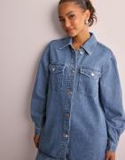 Vero Moda - Sininen - Vmnaya Oversized Denim Shirt Mix No