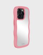 Holdit - Vaaleanpunainen - Wavy Case iPhone 15 Pro