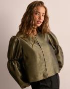 Malina - Kulta - Zoey Double pouf sleeve blouse