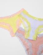 Nelly - Vaaleanpunainen - Cheeky Brazilian 3-pack