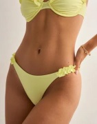 Nelly - Keltainen - Ruffle Bikini Panty
