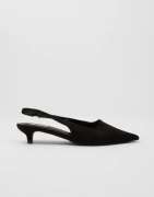 Nelly - Musta - Kitten Heel Slingback