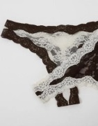 Nelly - Valkoinen - Lovely Lace 2-Pack Thong